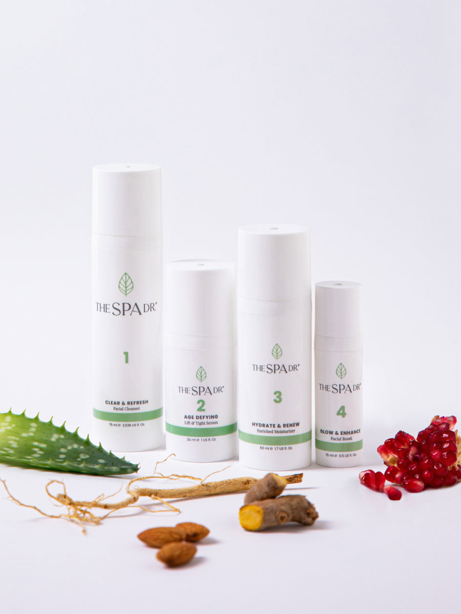 4-Step Age-Defying Clean Skincare System - T